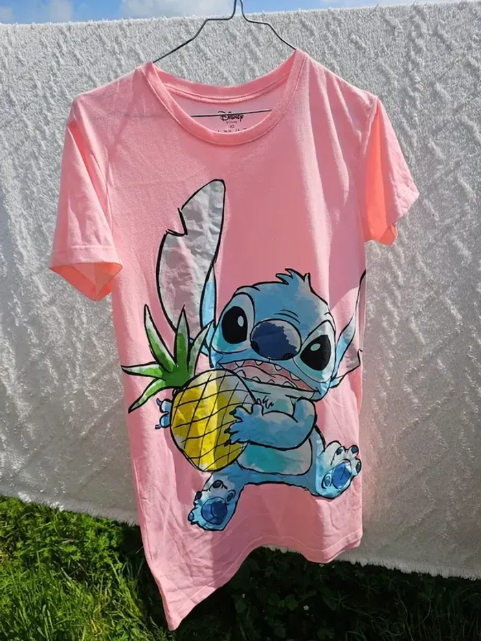 Chemise de nuit stitch fille /adolescente femme xs - photo numéro 2