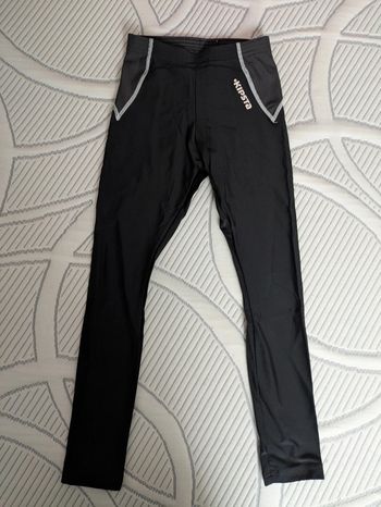 Pantalon sous vêtement thermique kipsta noir 8 ans