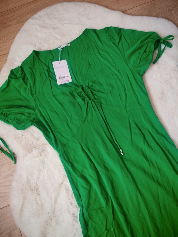 Robe longue Asymétrique les petites bombes verte 42 - photo numéro 7