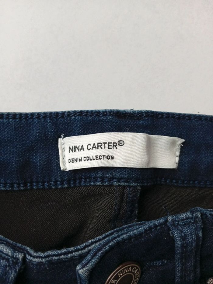 Jean skinny Nina Carter Taille 34 bleu marine - photo numéro 6