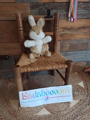 Peluche lapin hochet Boulgom vintage