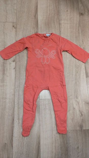 Pyjama/Grenouillère Corail Obaïbi 18 Mois