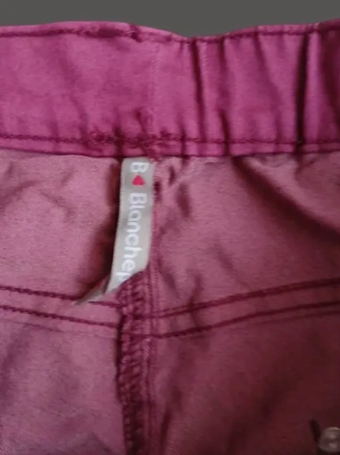 Pantalon droit violine - photo numéro 3