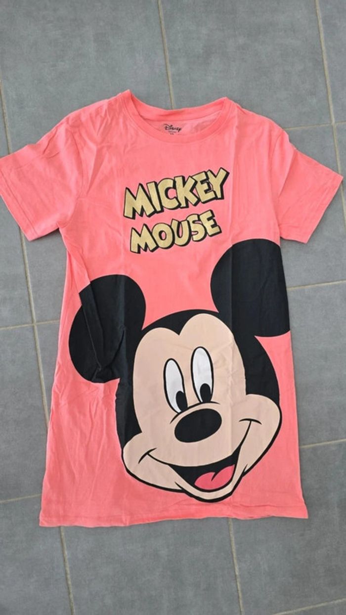 Chemise de nuit corail mickey
