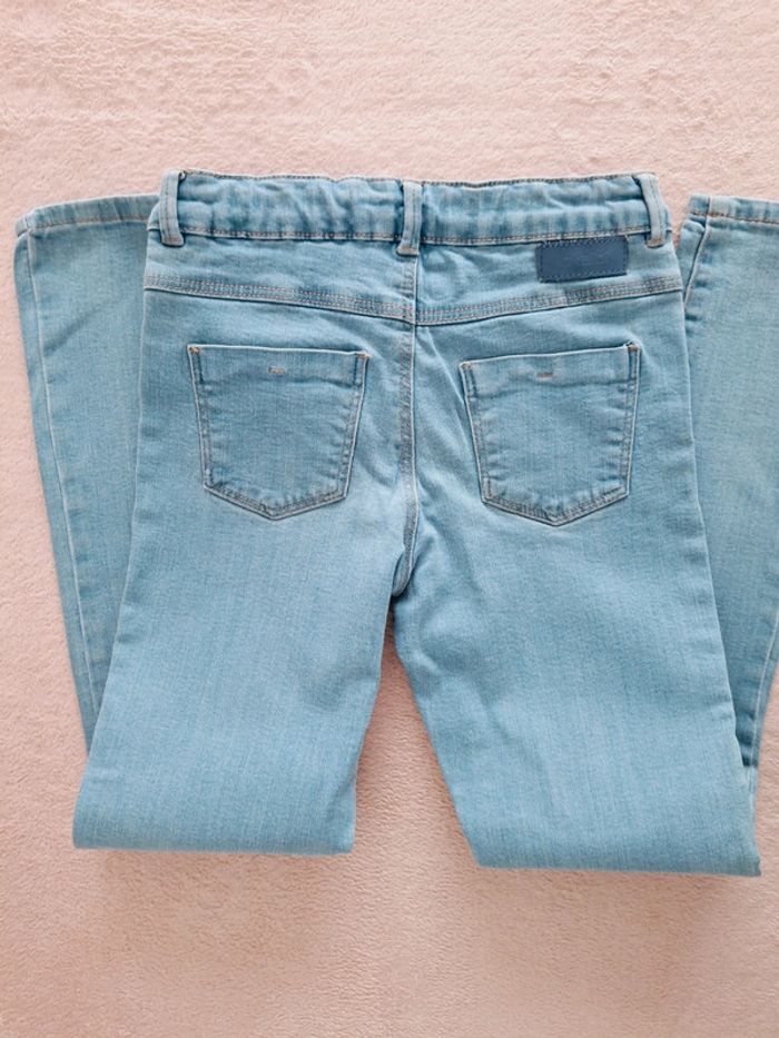 Jean skinny Okaïdi 9 ans bleu clair - photo numéro 3
