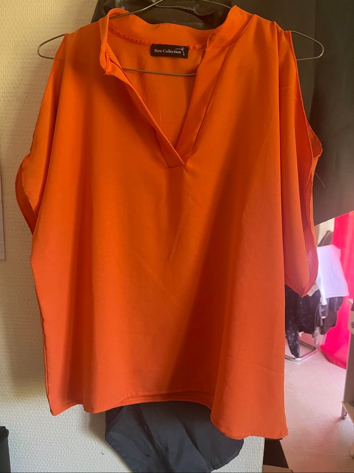 Blouse orange