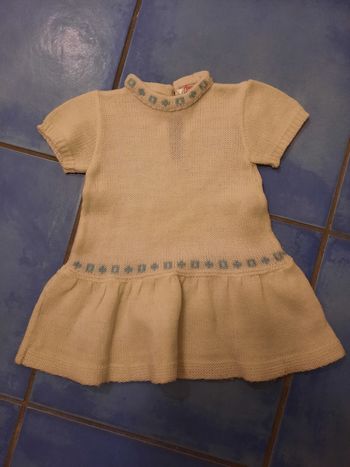 Belle petite robe en laine vintage