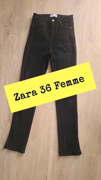 Jean zara effet slim 36 noir