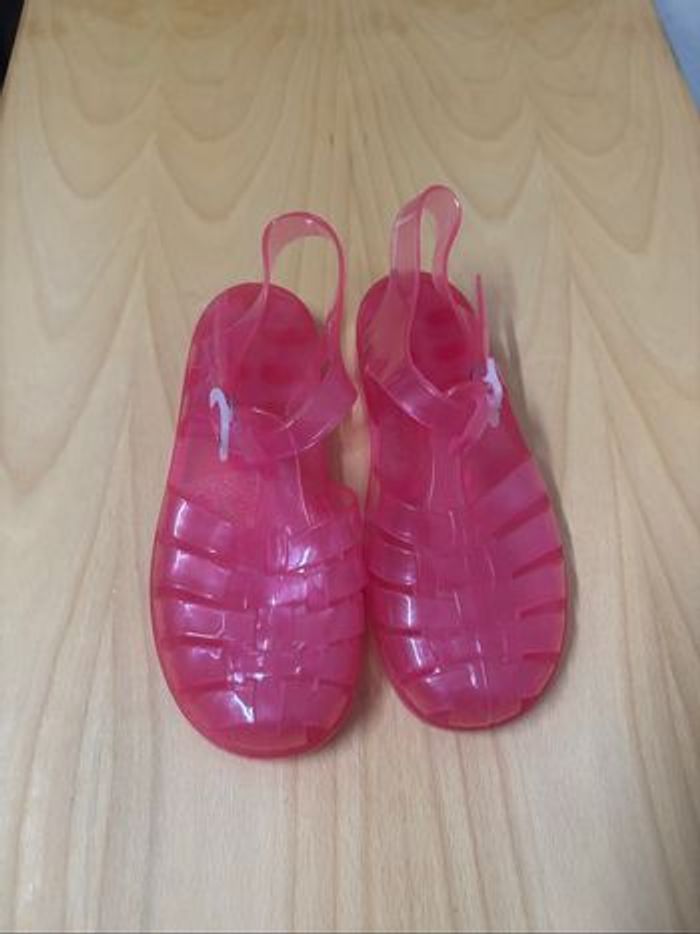 Sandales de plage, méduses enfants, rose, 31