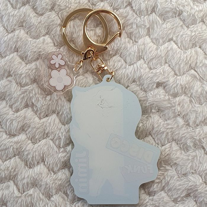 Porte-clés à breloques acrylique Jimin BTS TinyTAN - photo numéro 2