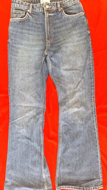 JEANS EVASE BLEU FONCE - TAILLE 38 - ZARA