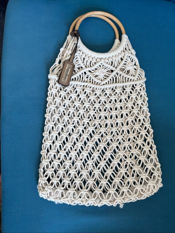 Sac macramé, crochet les tropéziennes