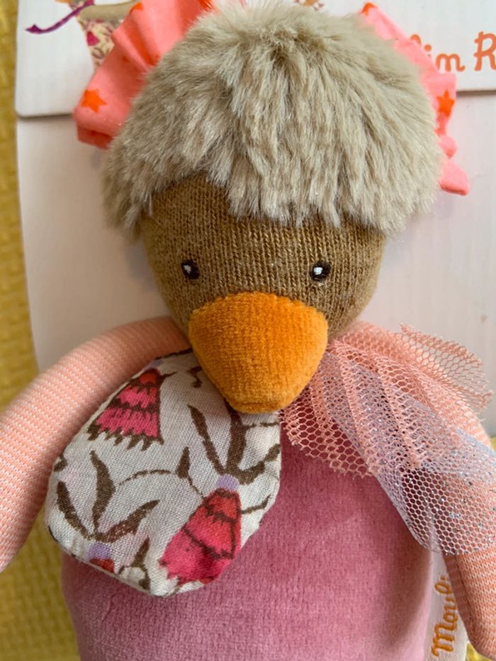 Hochet poule rose Moulin roty Les tartempois - photo numéro 2