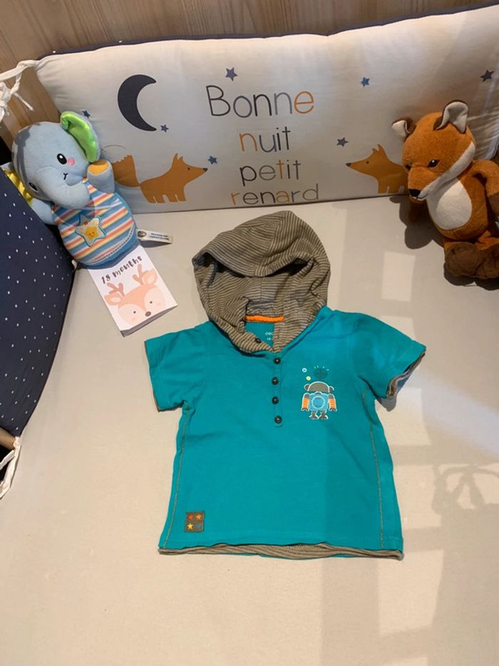 Teeshirt à capuche Orchestra taille 18 mois