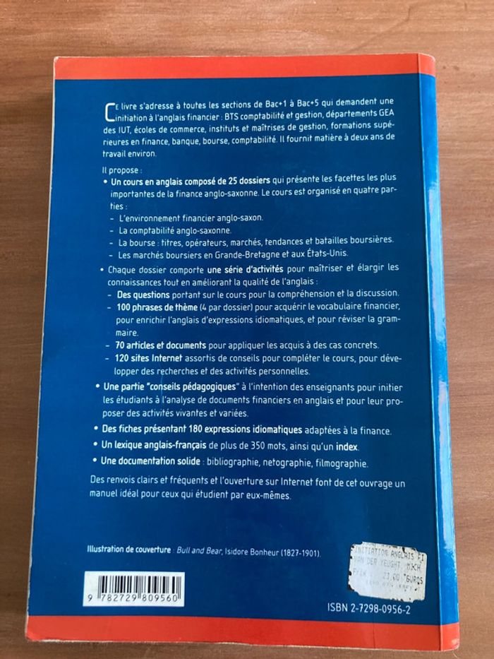 Initiation à l’anglais financier - photo numéro 2