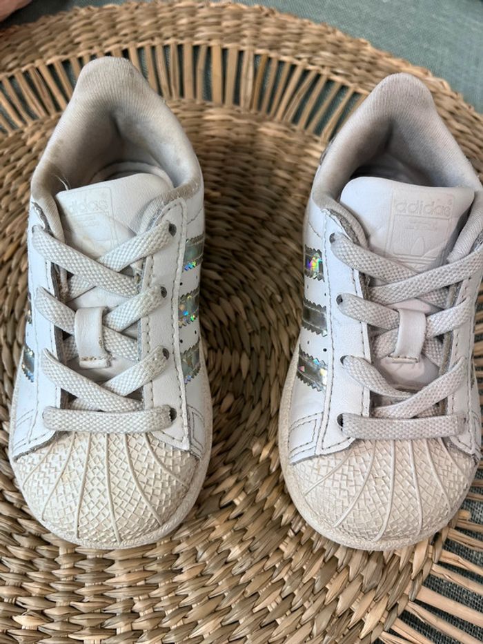 Superstar taille 21 adidas - photo numéro 2