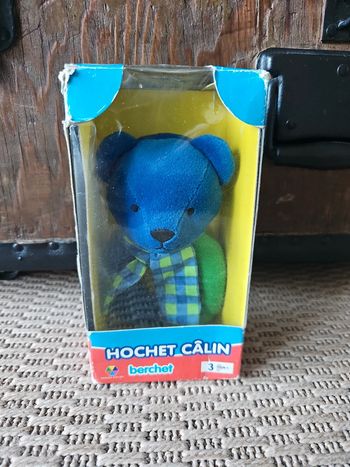 Hochet câlin ours berchet vintage