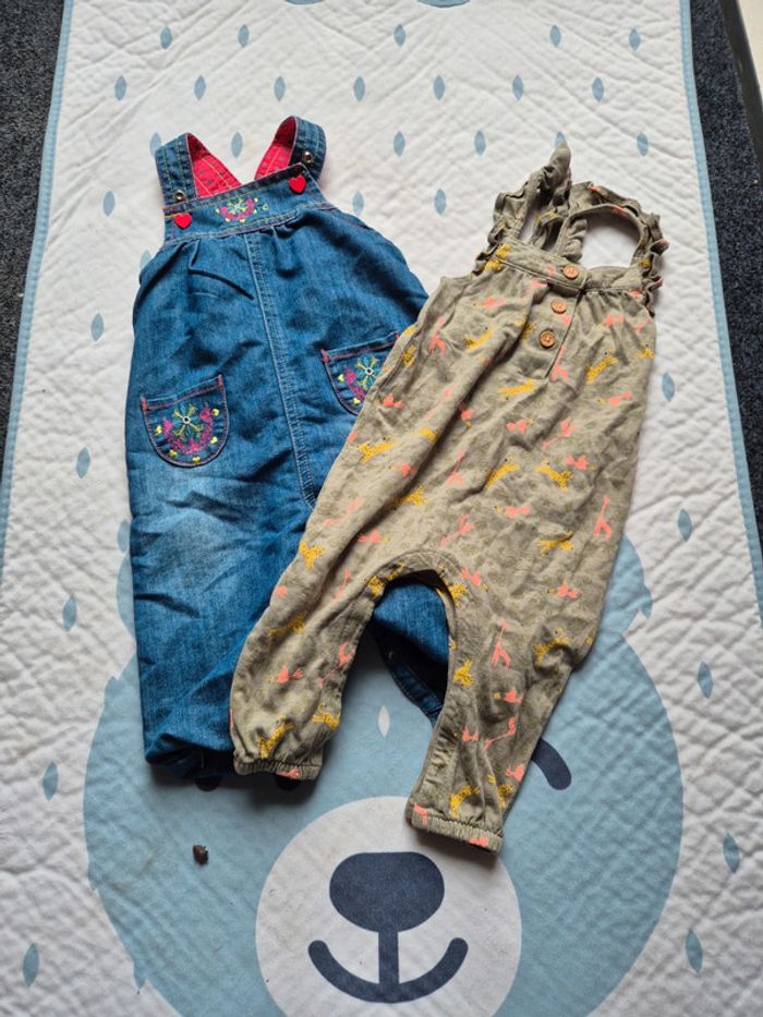 Lot de 2 salopettes combinaison