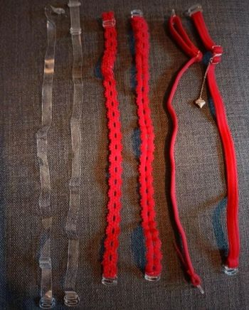 Lot de 3 set de bretelles amovibles neuves