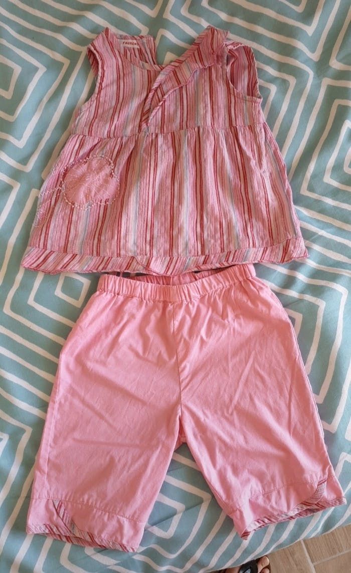 Ensemble short débardeur dpam 18mois