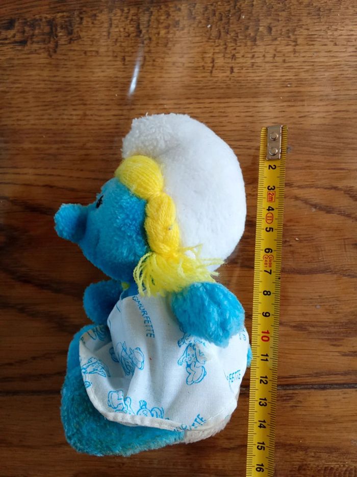 Peluche Schtroumpfette vintage - photo numéro 7