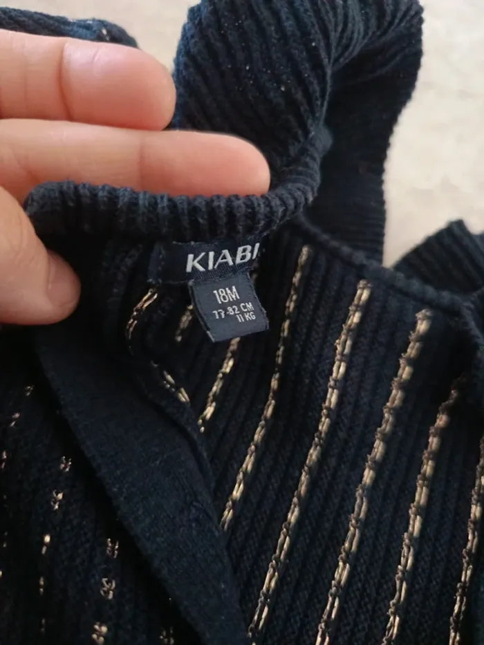 Robe pull Kiabi 18 mois - photo numéro 2