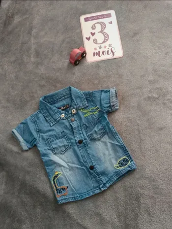Chemise taille 3 mois
