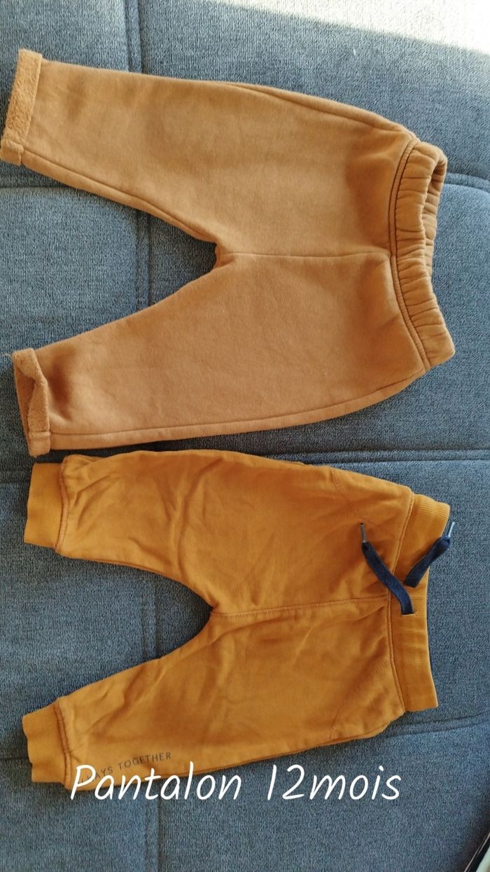 Lots de 8 pantalons bébé 12mois