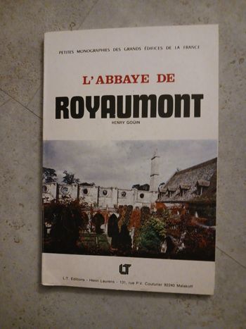 livre l'abbaye de royaumont