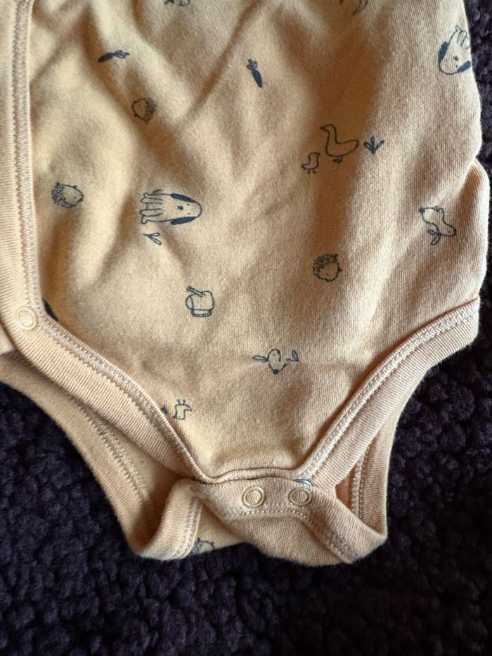 Body moutarde manches longues - Taille 3 mois - photo numéro 3