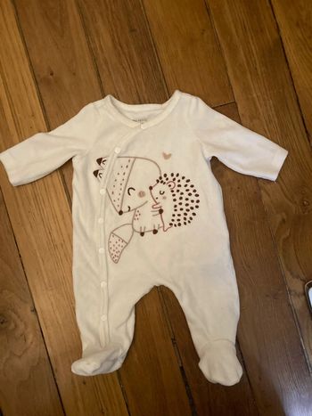 pyjama velours Du Pareil Au Même (DPAM) - 1 mois