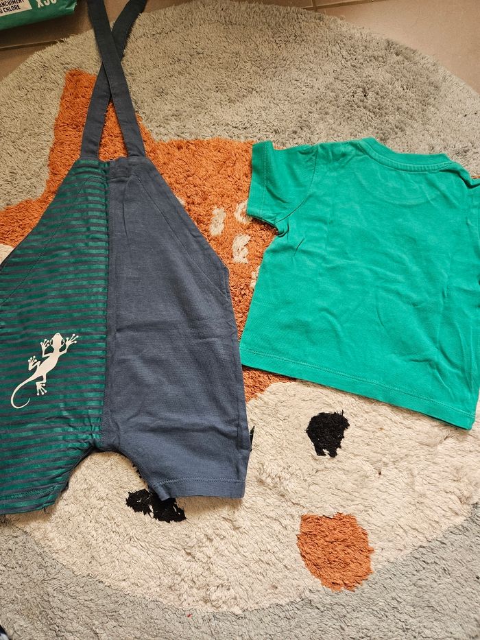 Ensemble salopette- 12mois - photo numéro 4