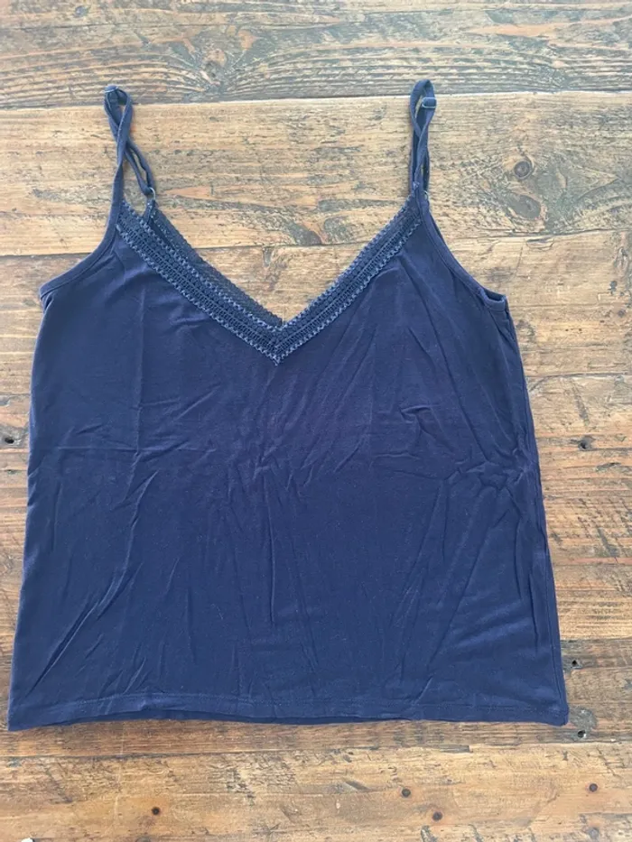 Ensemble Pyjama Bleu foncé t-shirt + short - photo numéro 3