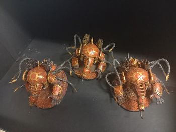 3 ferrocerberus ferrocentaurus chaos space marines well painted warhammer