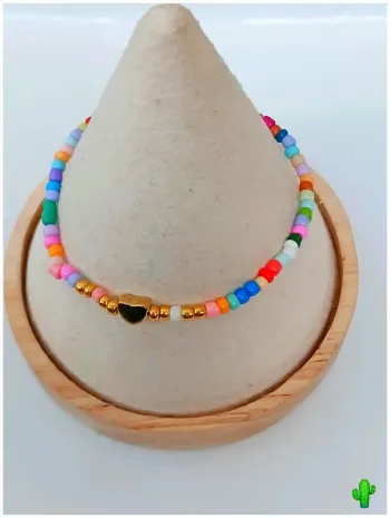 Bracelet perles de rocaille – tendance bohème chic