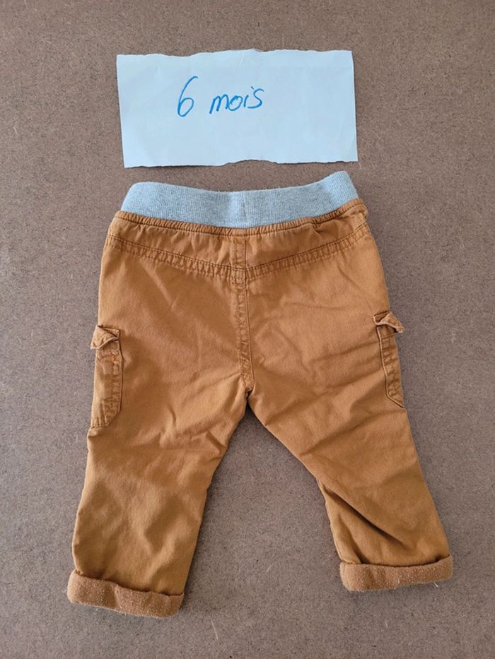 Pantalon moutarde taille 6mois Gemo - photo numéro 2