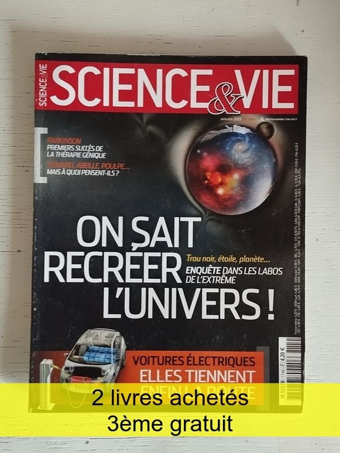 num 1144 magazine science & vie Janv 2013