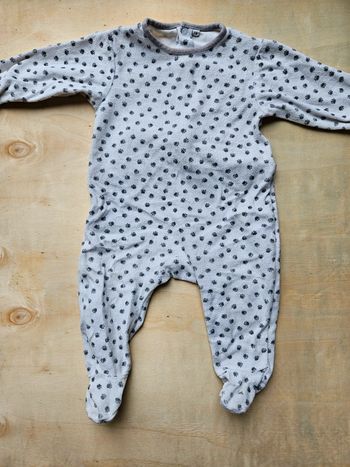 Pyjama velours 9 mois