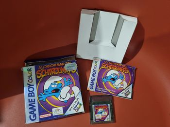 le cauchemar des schtroumpfs game boy en boite complet et testé