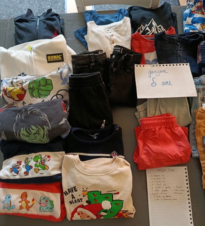 Lot vêtements garçon 5 ans - photo numéro 3
