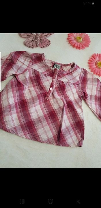 Blouse bébé taille 9 mois