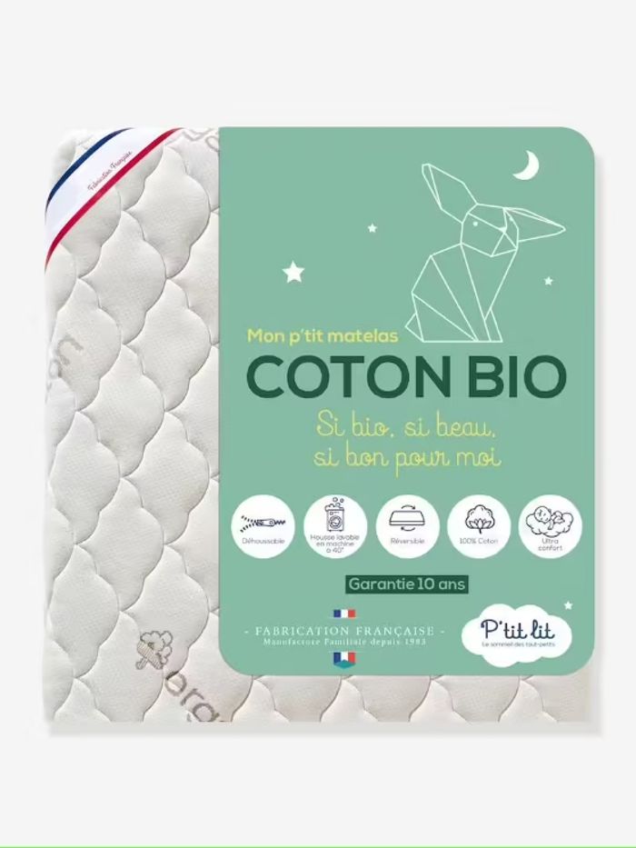 Lit Drawer + matelas p'tit lit coton bio 70x140cm - photo numéro 7