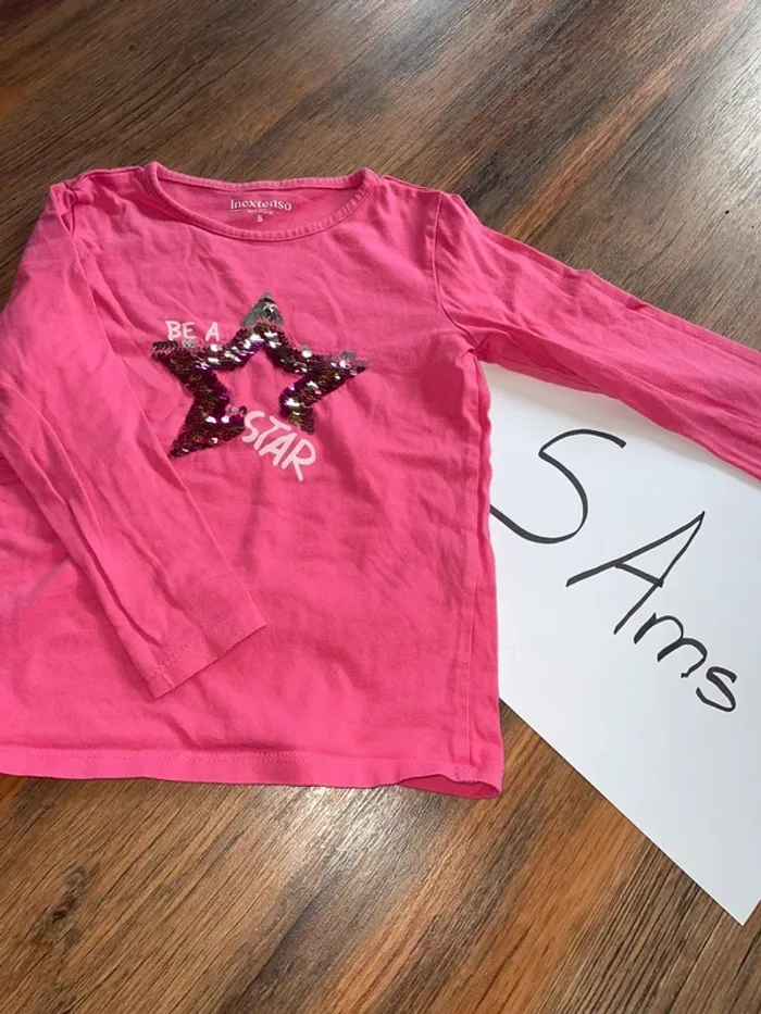 T-shirt rose LM étoile