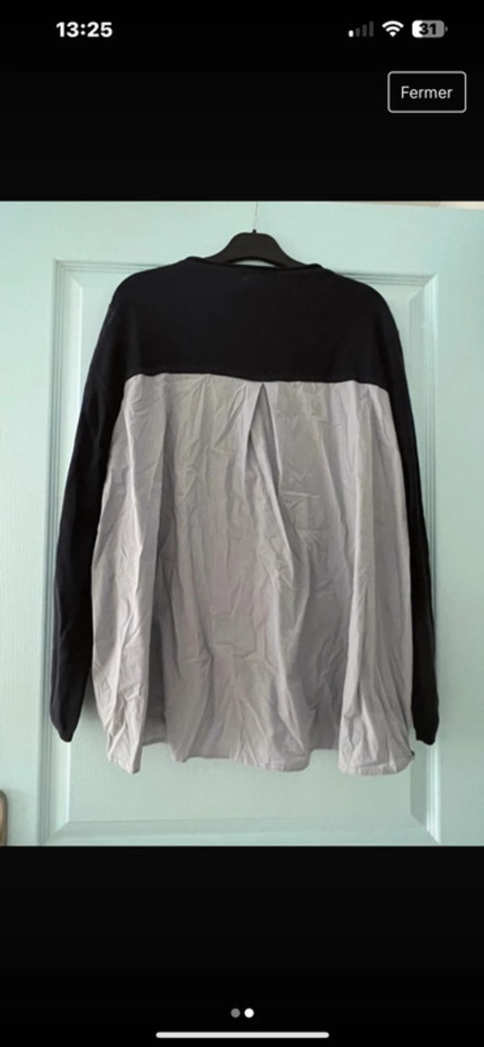 Pull bleu marine - photo numéro 2