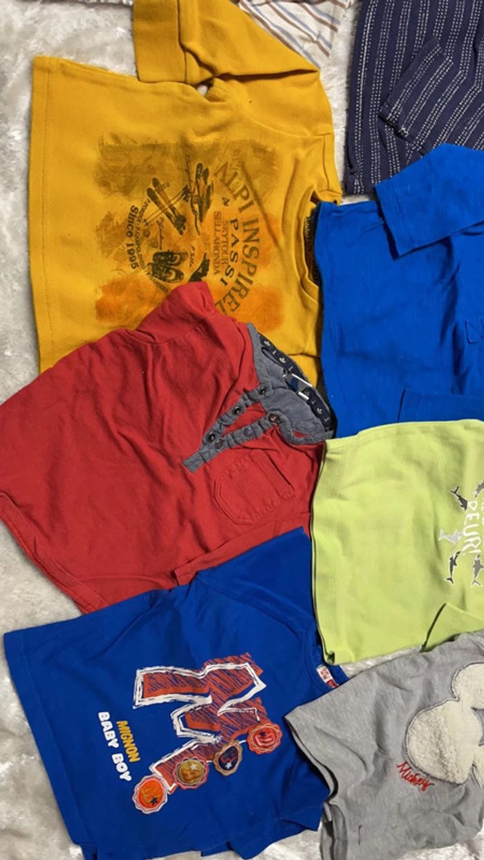 Lot de tee-shirts manches longues 12 mois - photo numéro 4