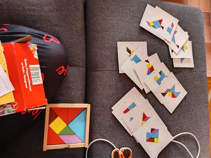 Tangram en bois - photo numéro 3