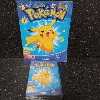 Magazine vintage planète pokémon N1 avec poster et DVD sous blister
