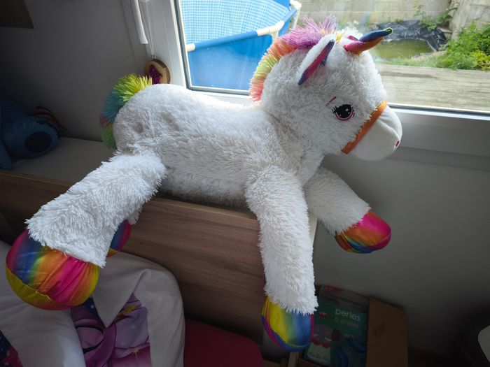 Grande peluche licorne - photo numéro 2