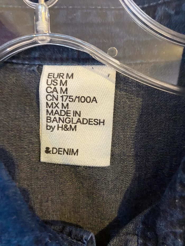 Chemise effet jean - photo numéro 4