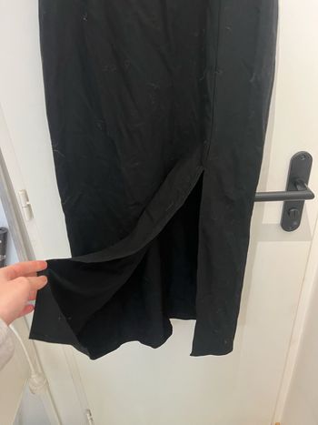 Robe noir fendu Zara